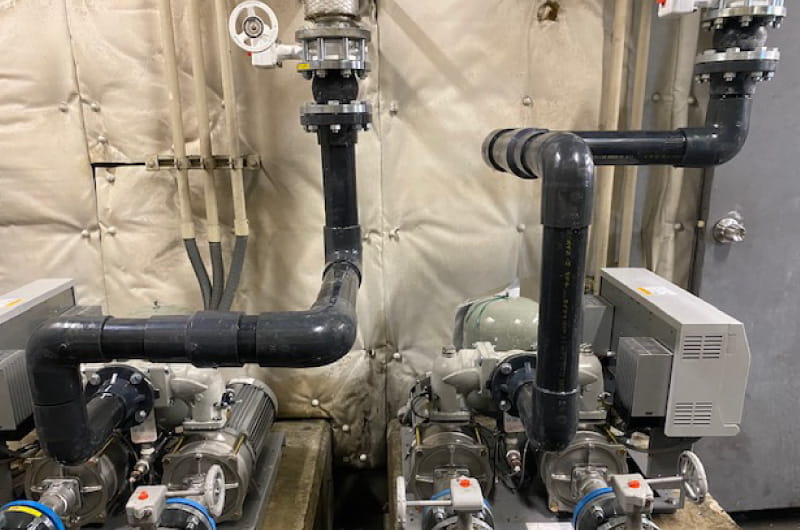 ポンプ取り替え作業